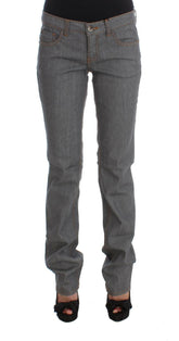 Costume National Gray Cotton Regular Fit Denim Jeans -   -  Costume National.